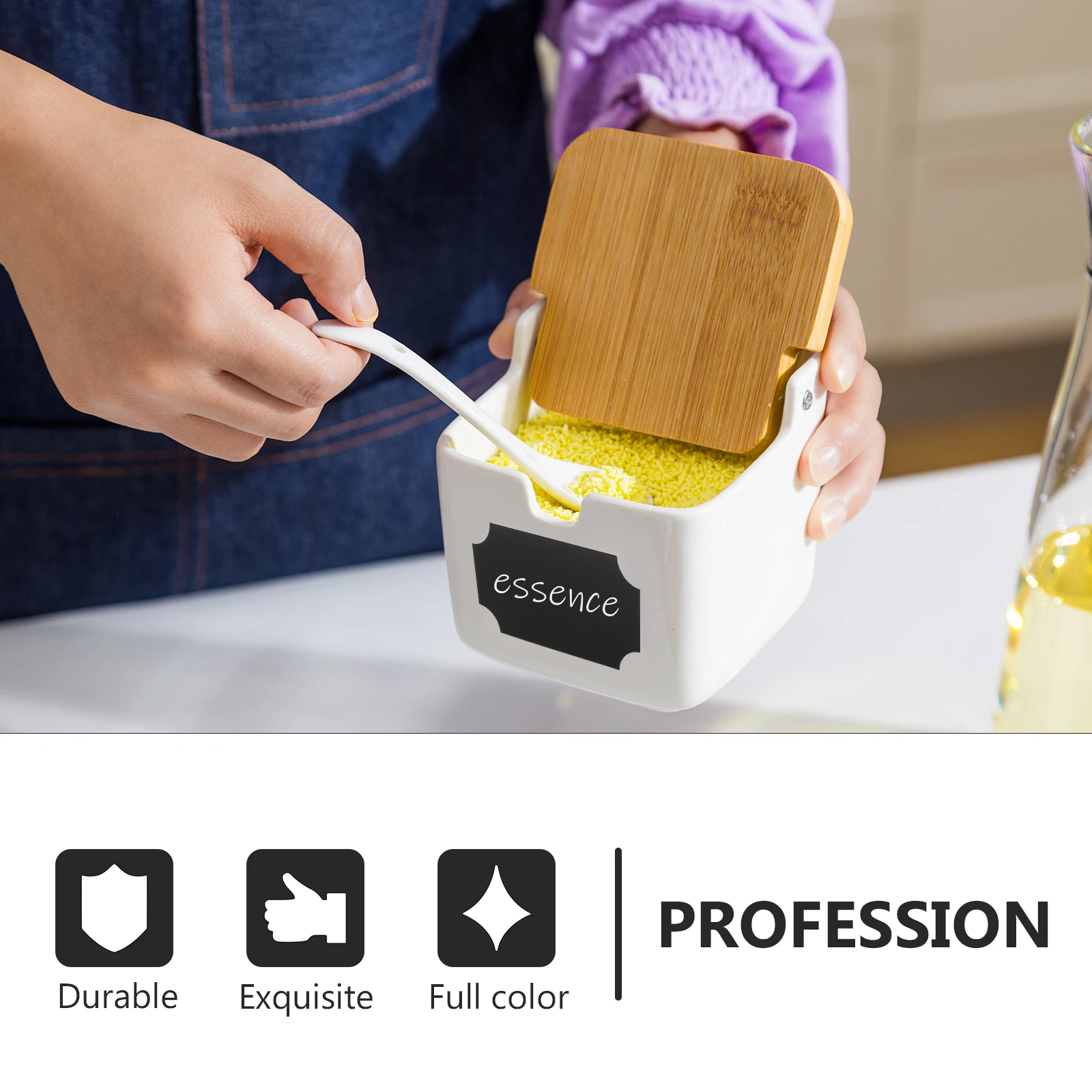 20 Sheets PVC Label Stickers Blackboard Design Self Adhesive Waterproof for Seasoning Bottle Labels Kitchen Storage Organization