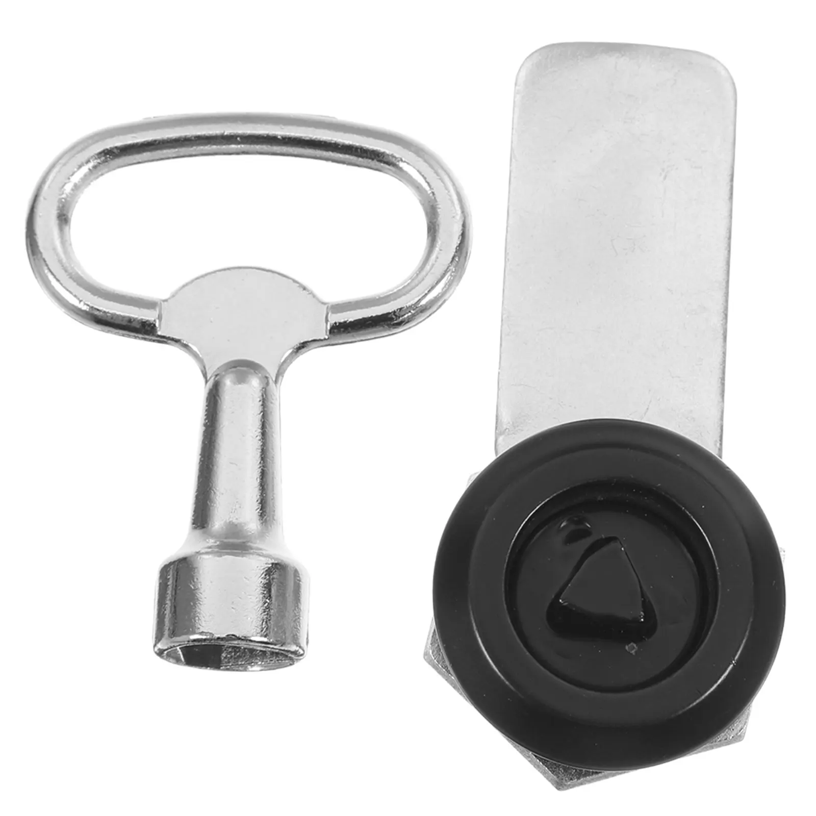 

Outdoor Trash Can Key Durable Waterproof Compact Design Easy Maintenance Community Bin Lock Metal Panel Tubular Cam Triangle