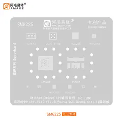 AMAOE For Snapdragon 680 SM6225 BGA254 IC BGA Reballing Stencil Net Support OPPO A36 VIVO Y32 Huawei Nova 9se RedMi Note 11