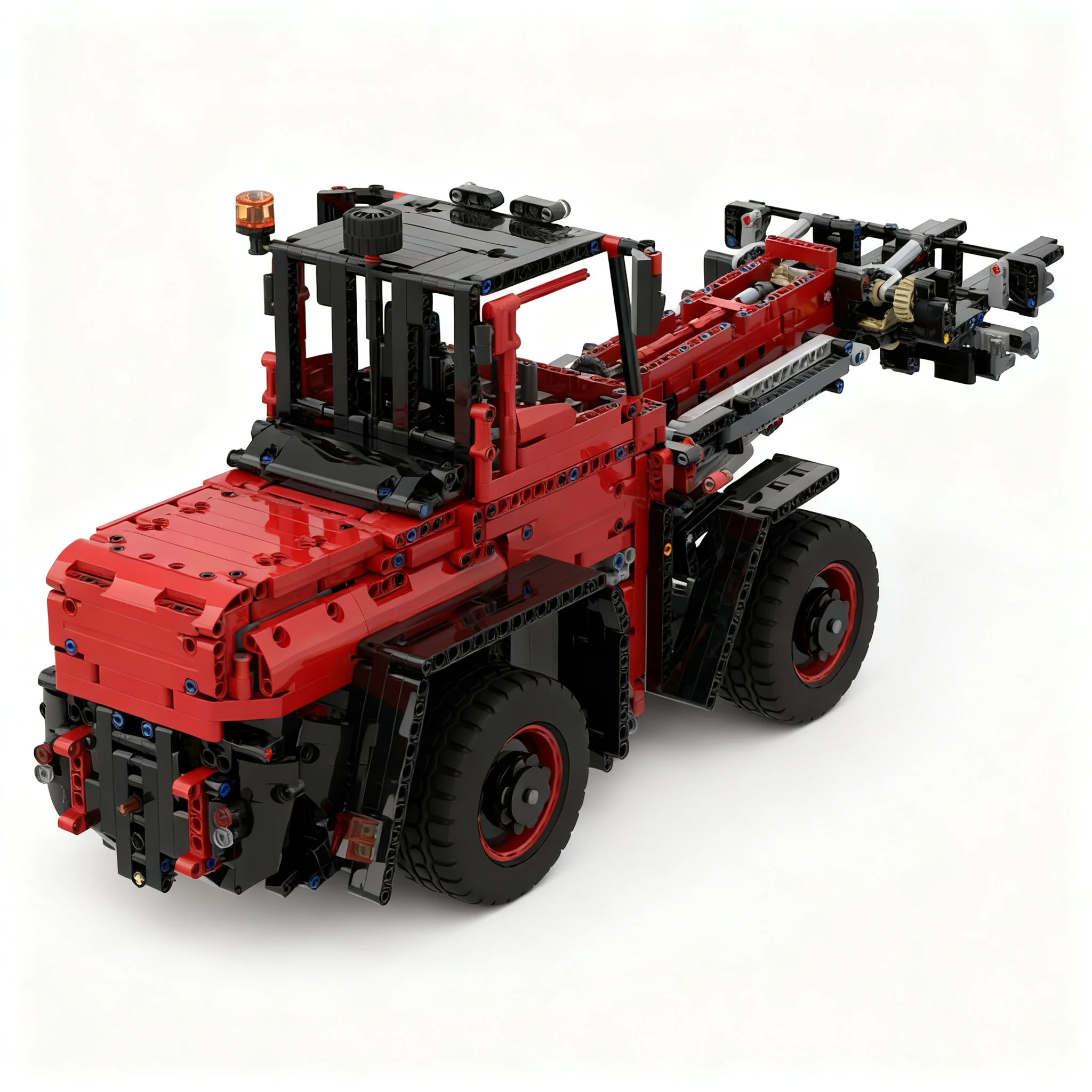 2116pcs MOC Technical Telescopic Wheel Loader Alternate Model Building Blocks Architecture Christmas Gift Toy Education Assemble