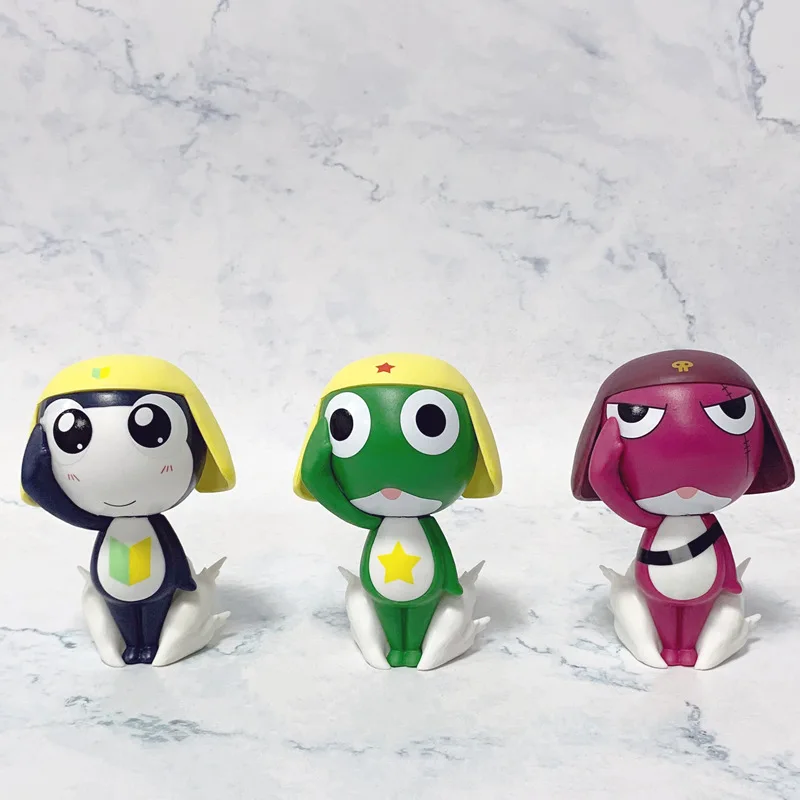 

New-Hot Keroro Tamama Giroro Gk Action Figures Popular Anime Characters Robot Alien Doll Desktop Decoration Gift