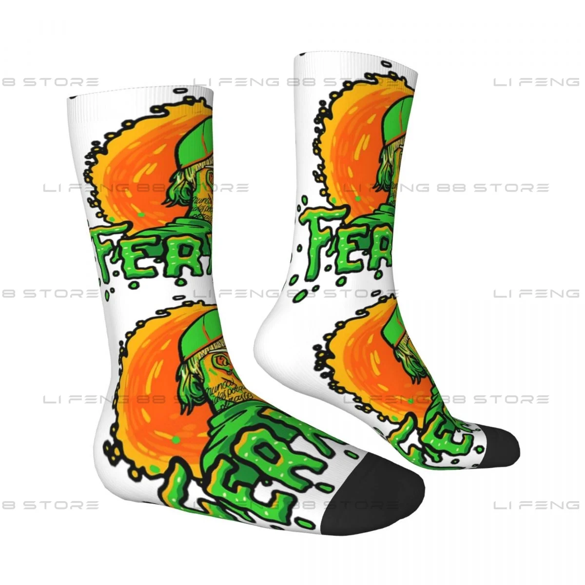 Ferxxo Ferxxocalypse Rapper Feid Music Album Unisex Winter Socks Running Happy Socks Street Style Crazy Sock