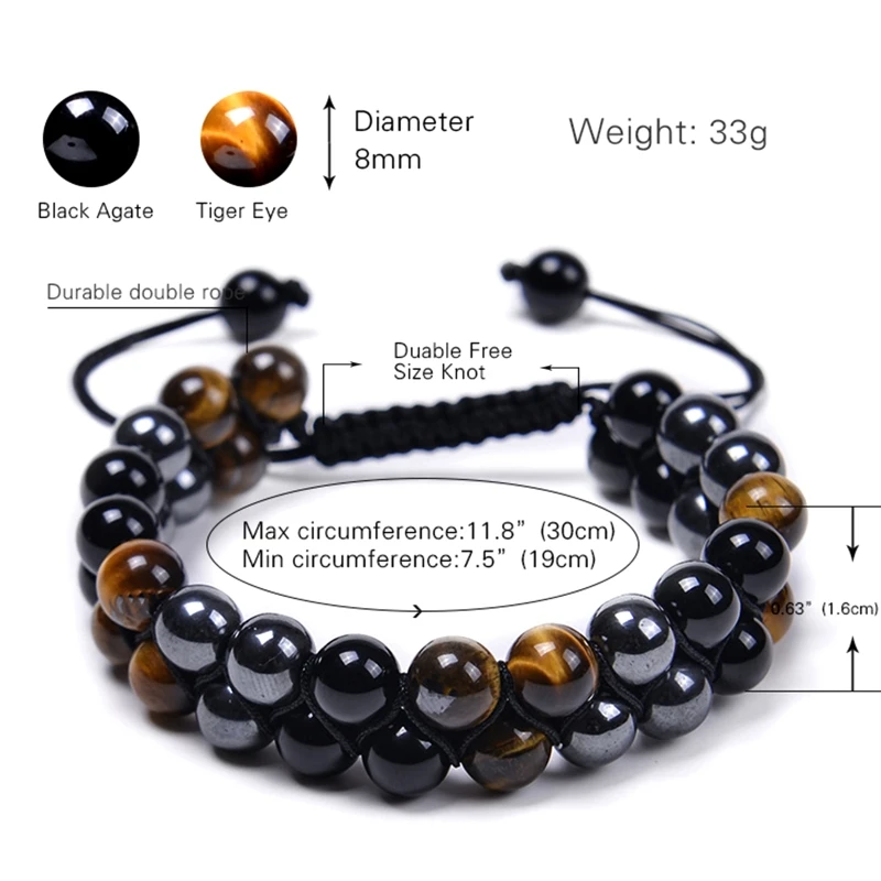 2024 New Triple for Protection Bracelet For Protection Bring Luck And Prosperity Unisex images - 6