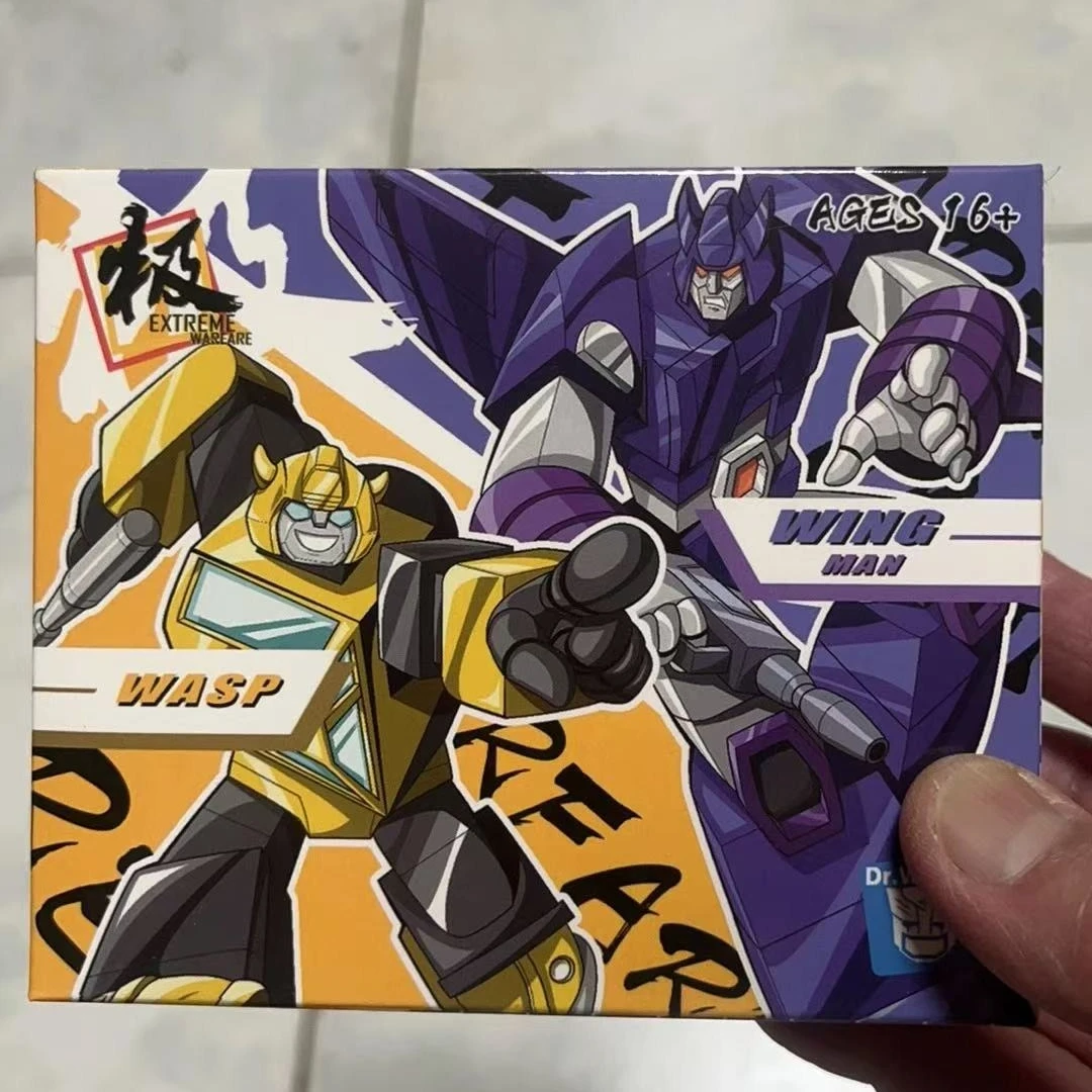 

Новые игрушки-трансформеры DR. WU Toys DW-E35 Wingman DW-E34 Wasp Set Коллекции фигурок на складе
