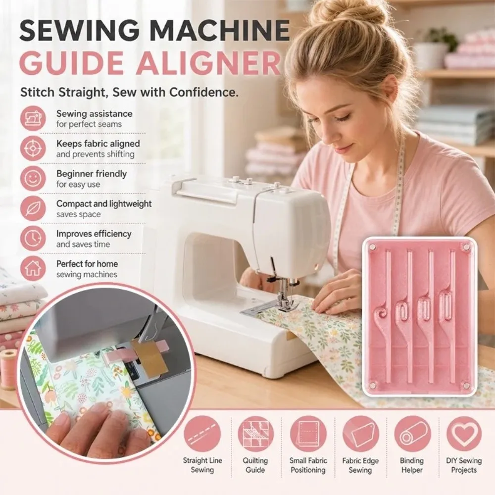 Multi Channel Sewing Machine Seam Guide Compact and Portable Straight Stitch Alignment Stitch Alignment Guide