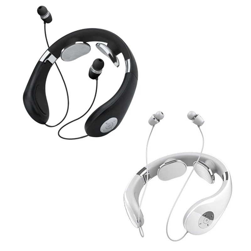 

Smart Neck Bluetooth Headset EMS Muscle Massager Trainer Relaxation Electric Analgesic Physiotherapy Tool Foldable A