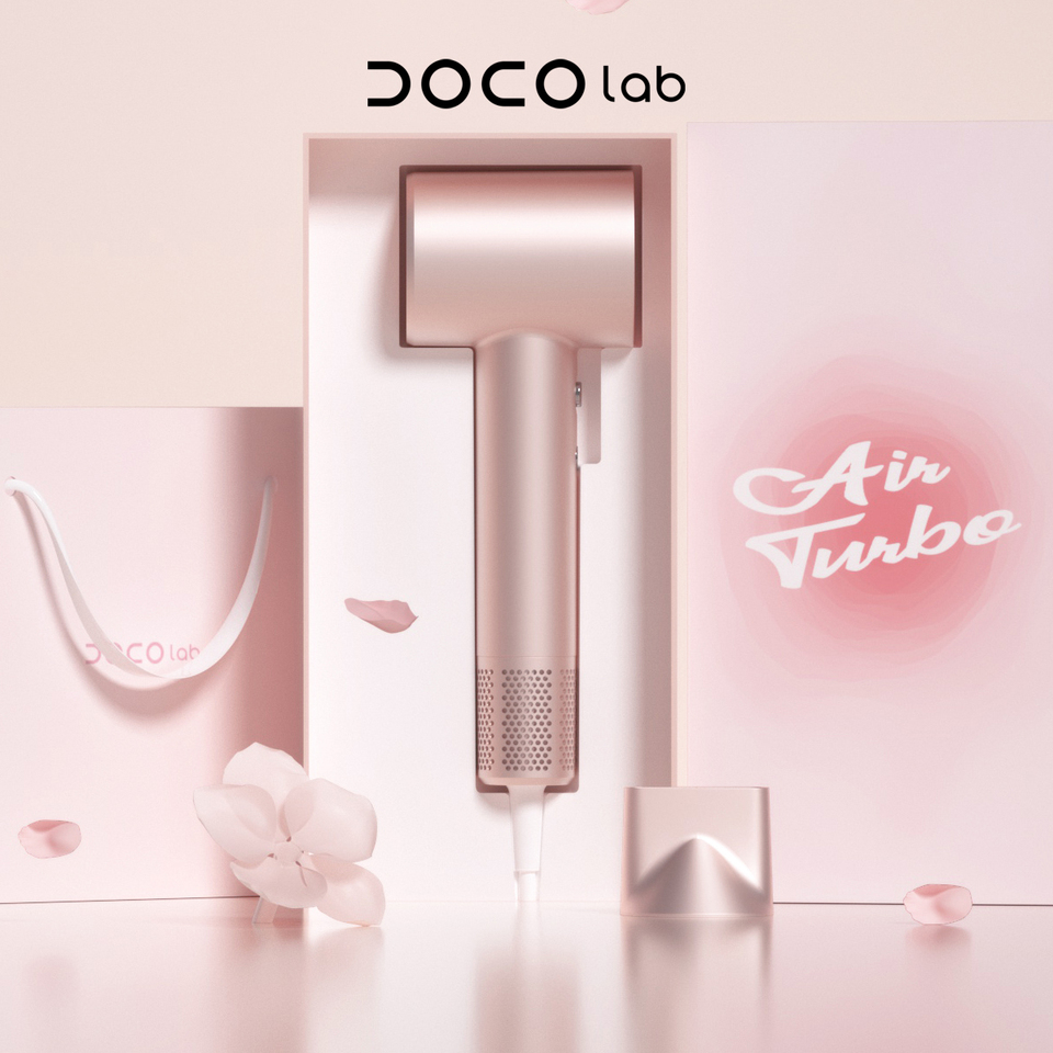  DOCO Hair Dryer High Speed 75m/s 200 million Negative Ions Hair Care 110000 Rpm Professional Lightweight Home Travel Gift