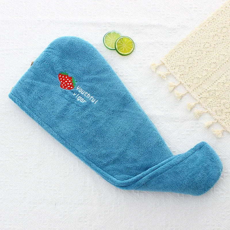 ผ้าขนหนูไมโครไฟเบอร์สำหรับเช็ดผมแห้งเร็ว ป้องกันผมชี้ฟู ผ้าขนหนูเช็ดผมแห้งเร็ว สำหรับเด็กผู้หญิง ใช้ได้ทั้งในห้องอาบน้ำและชายหาด