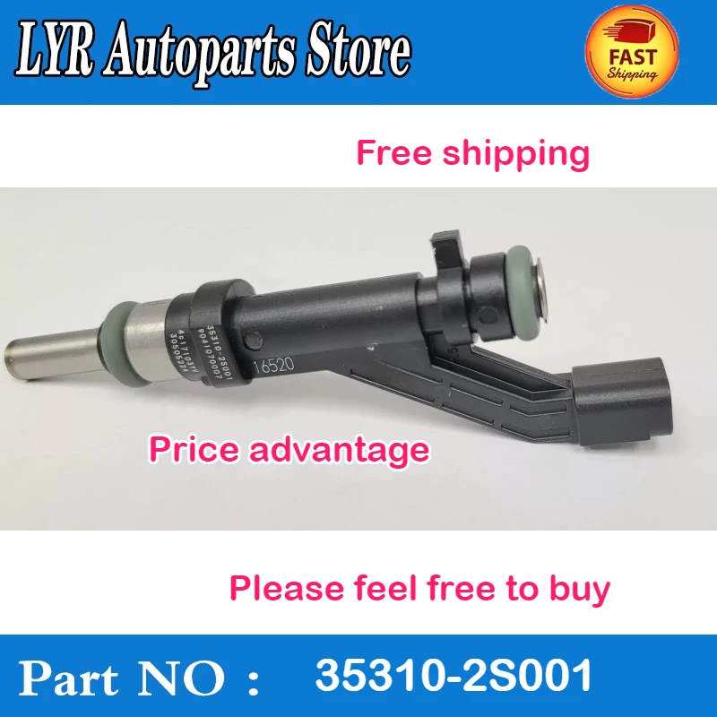 High quality Fuel Injector For Hyundai Kia Sportage Sonata Sorento 20-23 Genesis 35310-2S001 353102S001 car accessories