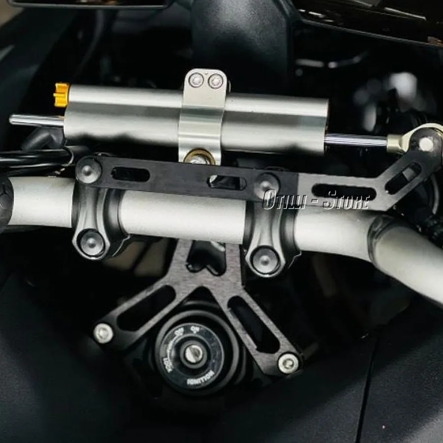 لياماها الراسم 9 GT 9GT 2021 2022 2023 التوجيه المثبط استقرار دراجة نارية توجيه امتصاص الصدمات عدة مكافحة هزة جهاز f