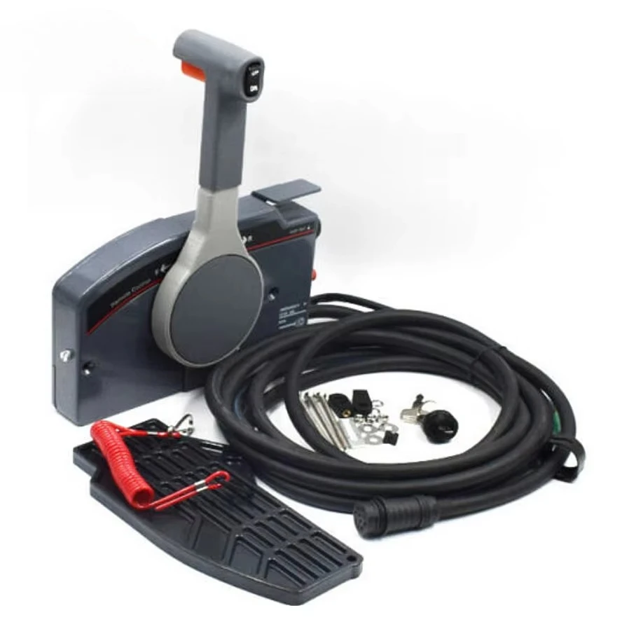 

STLF Outboa Remote Control Box for Outboard Motors 703-48205 Boat Shift ThRottle Handle Boat Engine Control Box