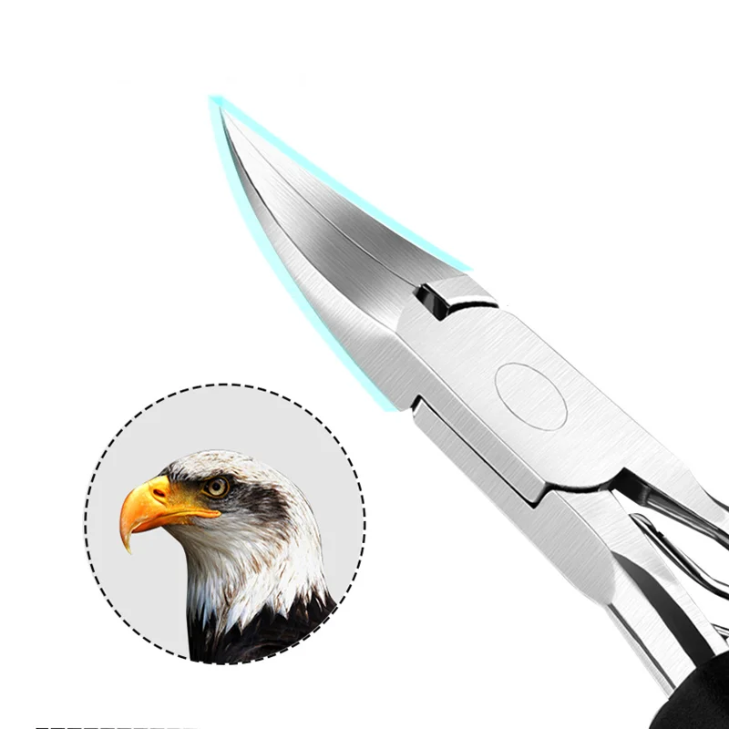 Toe Nail Clippers Nail Correction Thick Nails Ingrown Toenails Nippers Cutters Dead Skin Dirt Remover Pedicure Care Tool