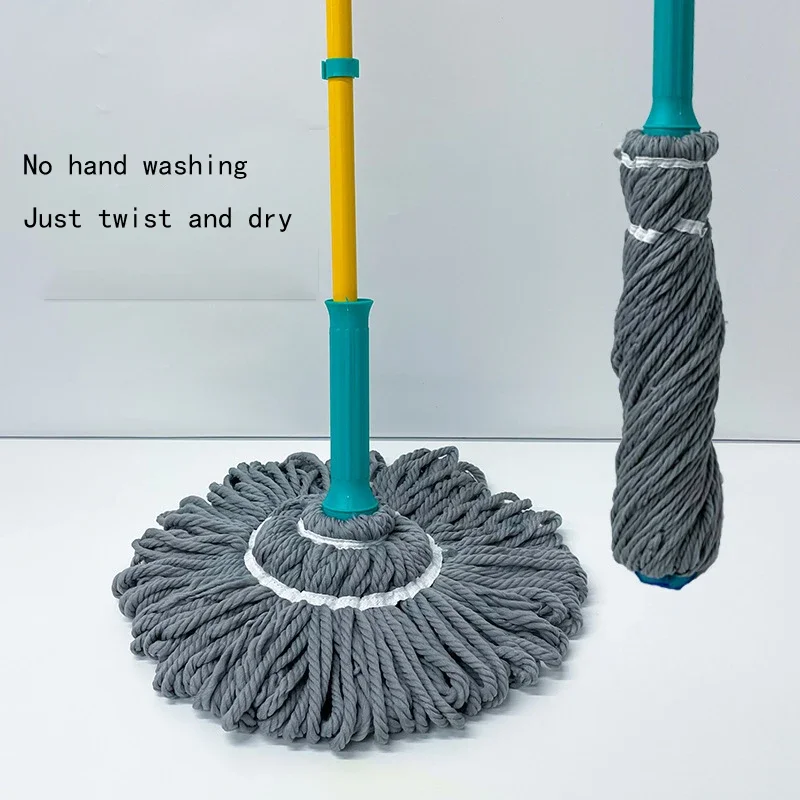 mop No need to wash the mop by hand Twist water mop Rotary mop cleaning tool foldable mop