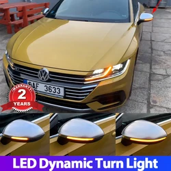 For VW Passat B8 Arteon 2015 2016 2017 2018 2019 Dynamic LED Turn Signal Light Side Mirror Indicator Sequential Blinker
