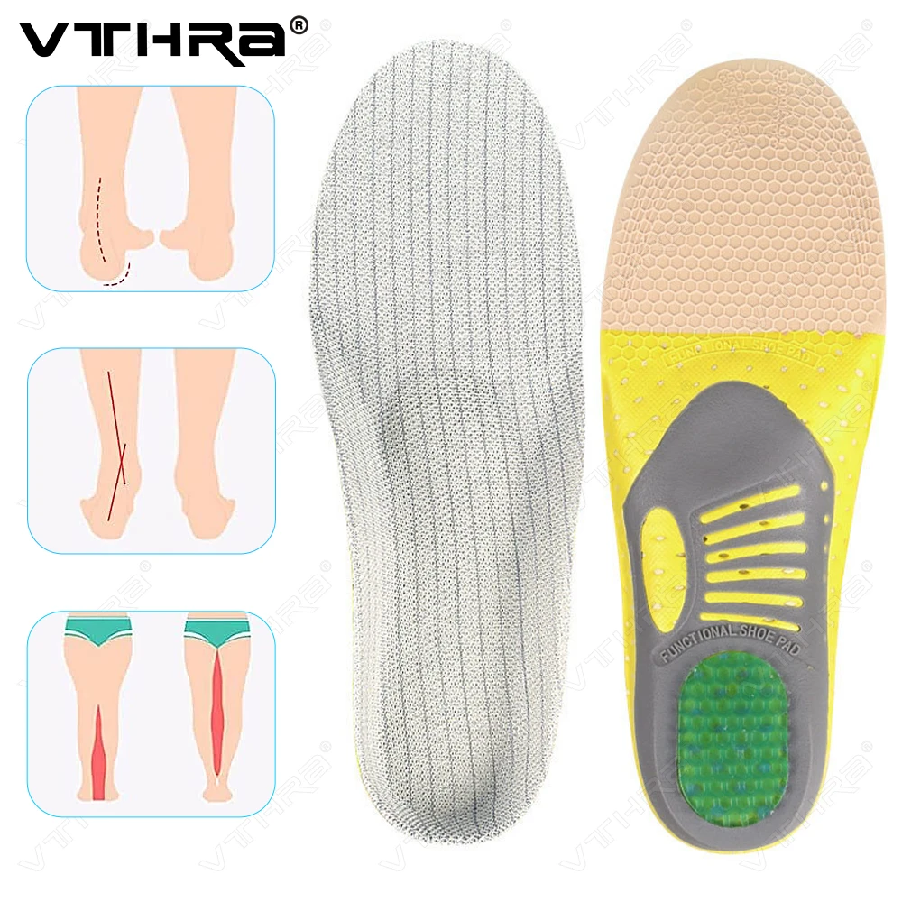 VTHRA Palmilhas Ortopédicas, Ortopedia Plano Pé Saúde Sole, Arch Pad Suporte para Fascite Plantar, Inserção de Cuidados com os Pés, Novo