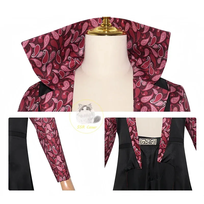 Kostum Cosplay Bilibili Anime Dracule Mihawk Seragam Jas Hujan Pria Dewasa Setelan Karnaval Halloween;8'm6,