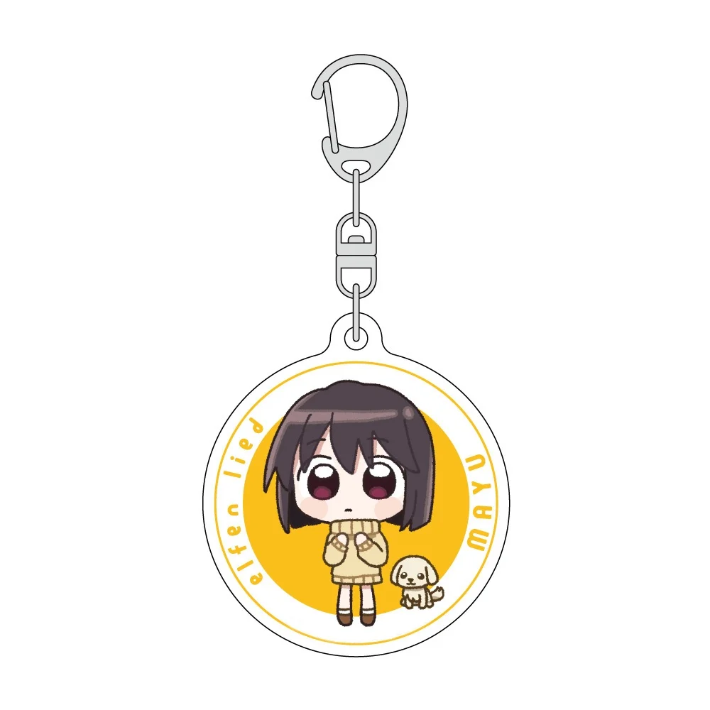 Anime Elfen Lied Acrylic Keychain 2026 New Q Version Cute Lucy Nyu Nana Yuka Mayu Cute Bag Decor