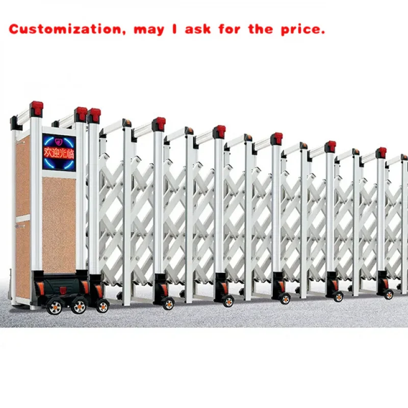 custom.High Quality Outdoor Retractable Fence Gate