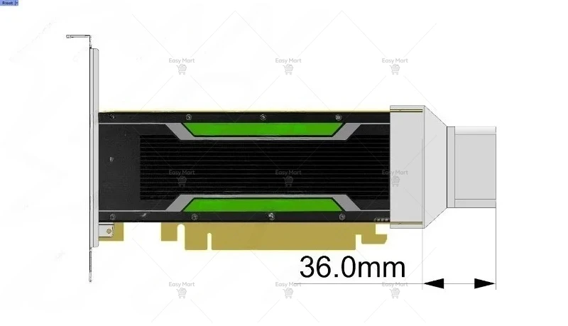 Graphics Card U-shaped Turbo Heat Sink Fan  window