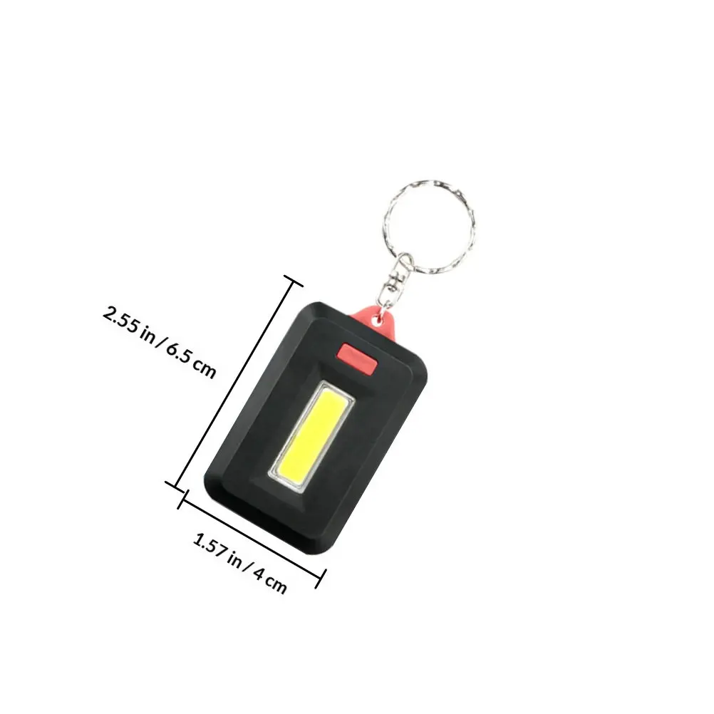 5Pcs Compact LED Key Chain Light with Quick Release Ring Mountaineering Keychain Lamp for Christmas Halloween Party Students