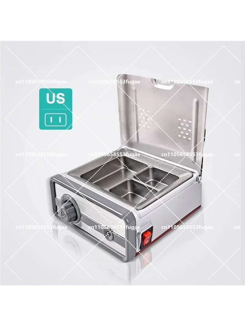 

Dental Wax Heater Pot, 3-Slot Wax Melting Device for Dental Laboratory & Technician, Professional Dental Equipment