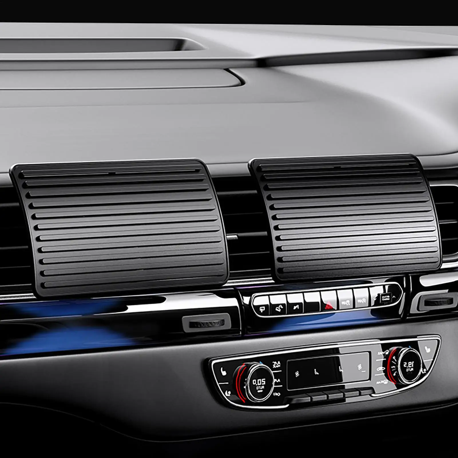 Car Air Conditioning Deflector Vehicle Air Conditioning Deflector Wind Shield 2 Pieces Easy Install Redirector Detachable For