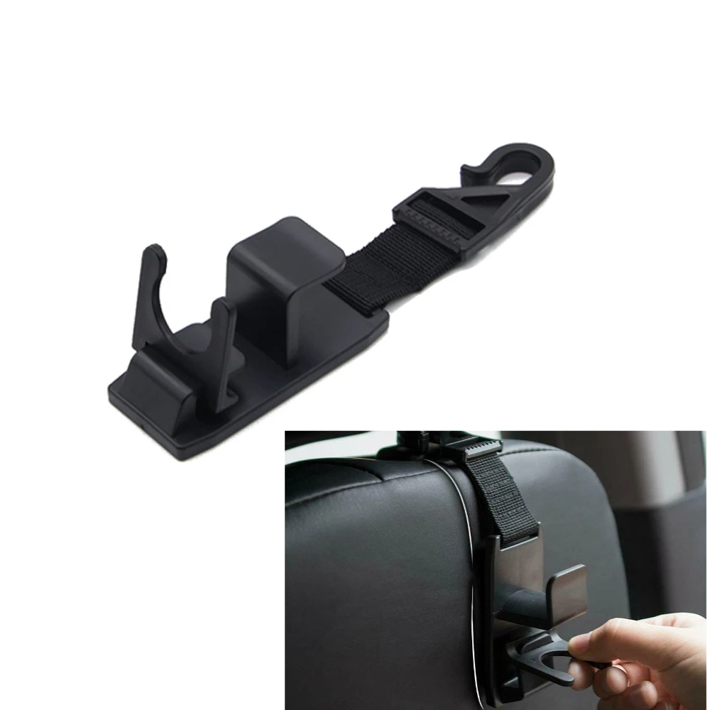 

Car Seat Hook Multi-functional Universal Car Headrest Holder Bottle Bag Clip Storage Organizer Auto Interior Accessories