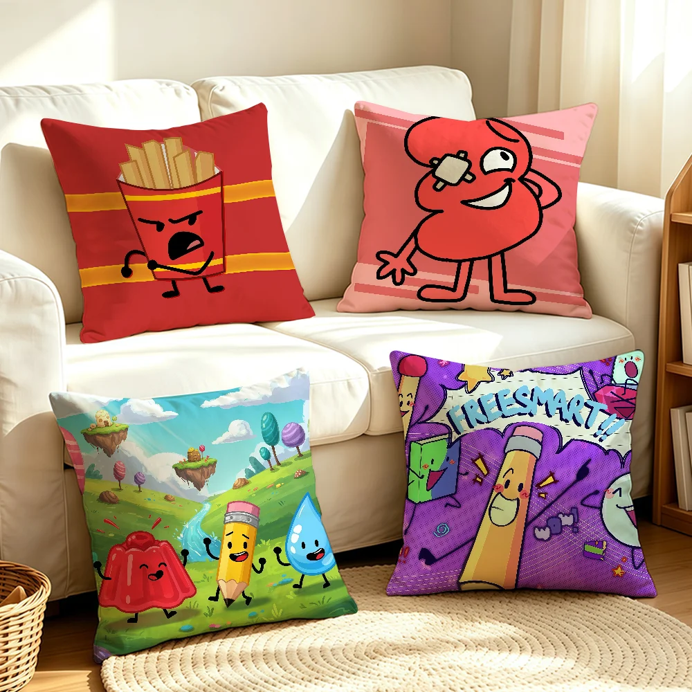 Game Battle For Dream Island cushion cover Anti-dustmite Sofa Cushion Decorative Office Cover Lounge Area Indoor & Outdoor Use
