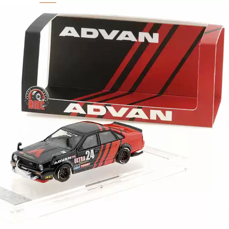 BMC Diecast 1:64 Scale Cefiro A31 ADVAN Alloy Drift Racing Car Model Static Display Collectible Toy Gift Souvenir Decoration