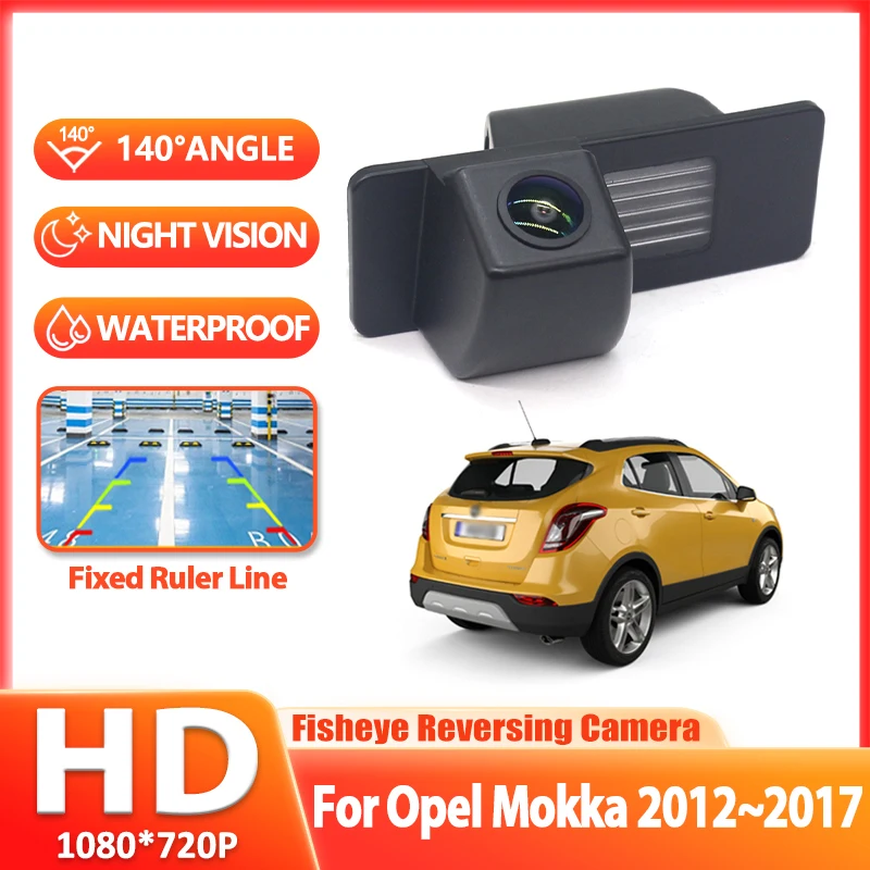 HD Night Vision For Opel Mokka 2012 2013 2014 2015 2016 2017 Vehicle Rear View Reverse Camera Waterproof High Quality RCA