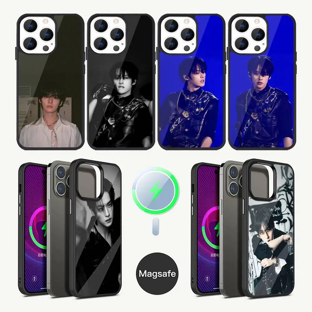 

Singer L-Lee Know Phone Case For iPhone 16,15,14,13,12,11,Plus,Pro,Max Mini Magsafe Magnetic Wireless Charging