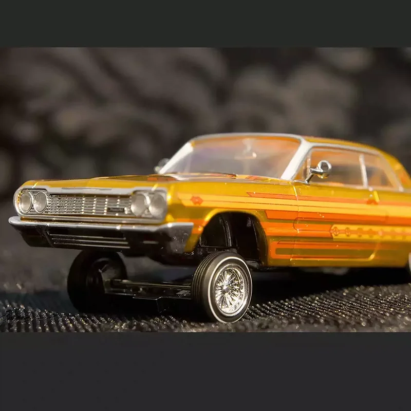 97M Diecast 1:64 Scale Impala Lowrider 2026 Foshan Show Version Alloy Car Model Static Display Collectible Toy Gift Souvenir