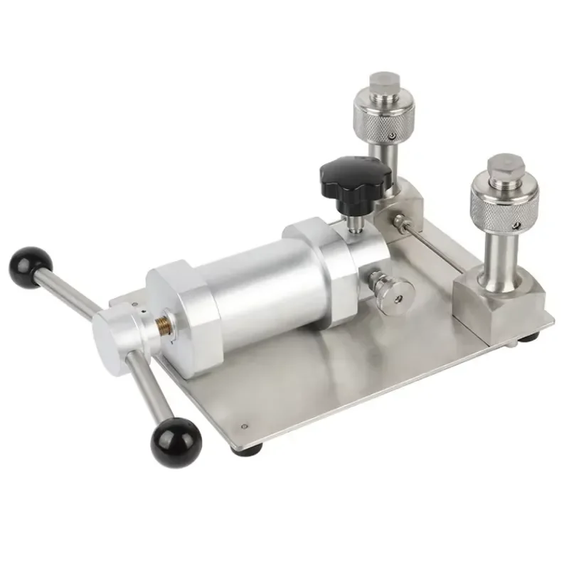 Portable Pneumatic Pressure Calibration Air Pressure Comparator Bench Source 0-600KPa Stainless Steel Measuring