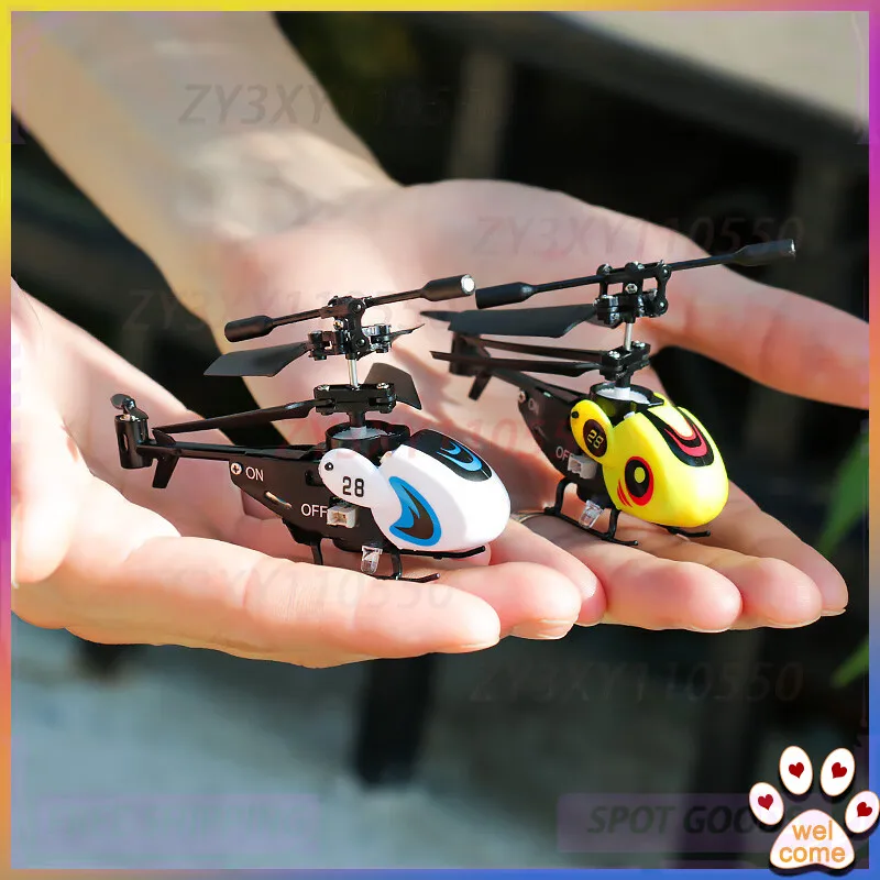 

Mini helicopter 3.5-channel drop resistant remote-controlled airplane pocket fingertip aircraft model children's toy airplane