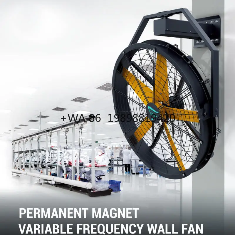 

Ventilation Fan Wall Industrial HVLS Wall Mounted Fans Factory Price Diameter 1.2m 1.5m Big Size