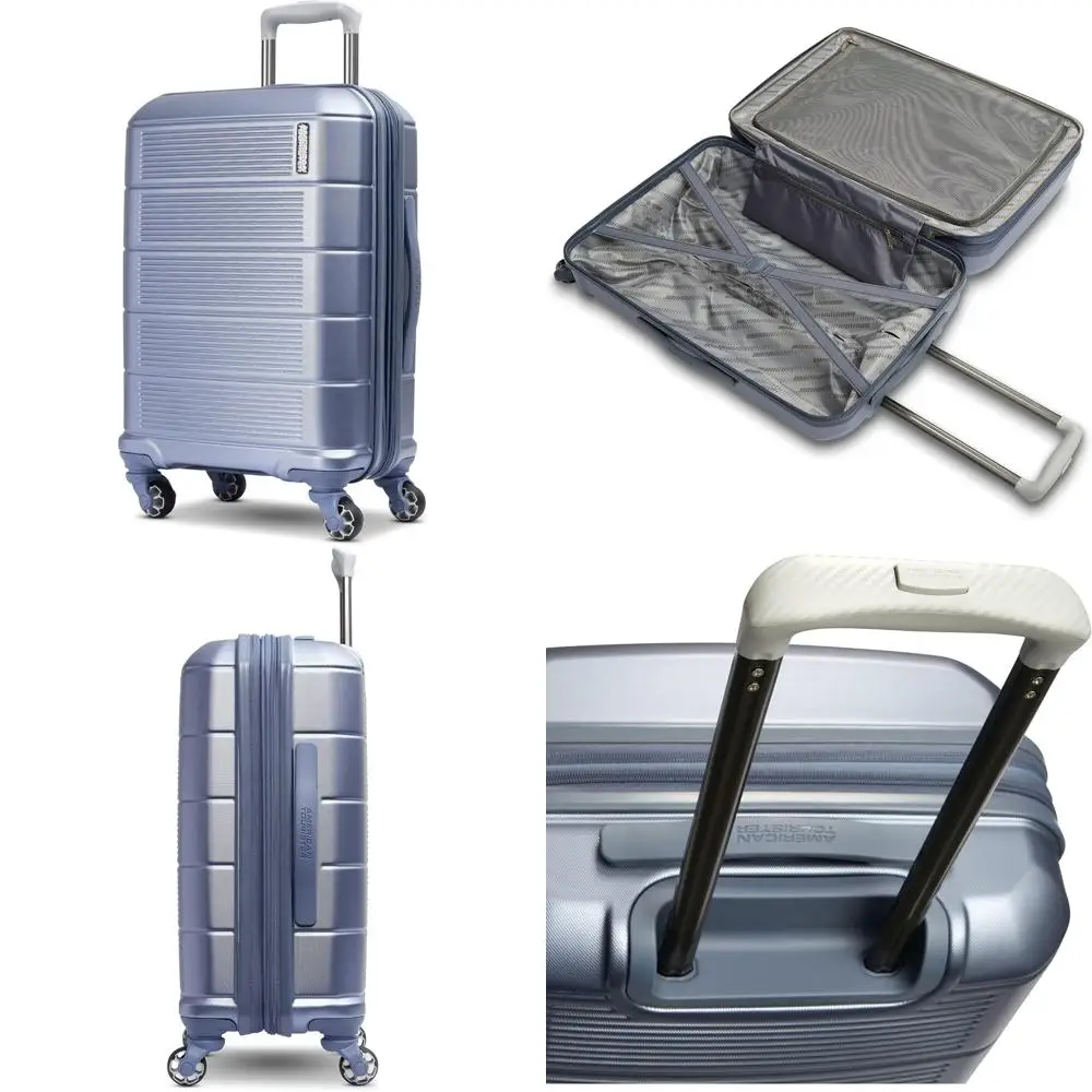 

Расширяемый чемодан Hardside Spinner, шиферно-синий, ручная кладь, легкий дорожный чемодан с технологией 2.0