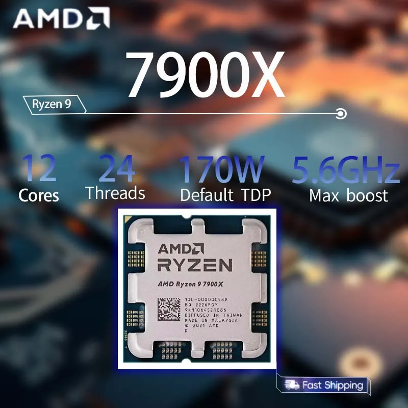 Amd Ryzen 9 7900X C… - image