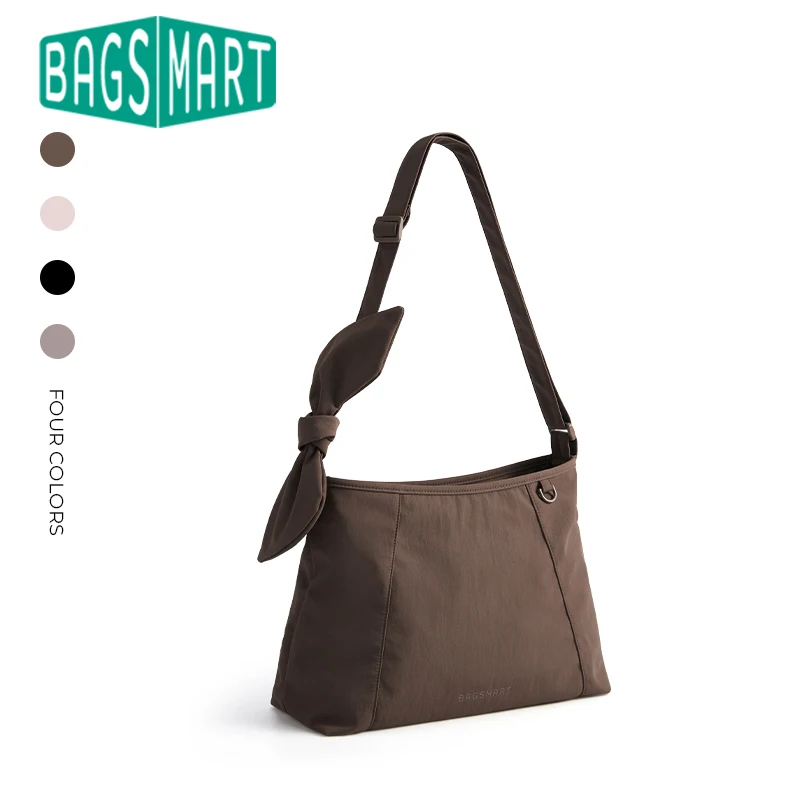BAGSMART Sac bandoulière grande capacité pour femme, sac à main décontracté, sac de voyage étanche, sac à bandoulière multifonction pour la nuit