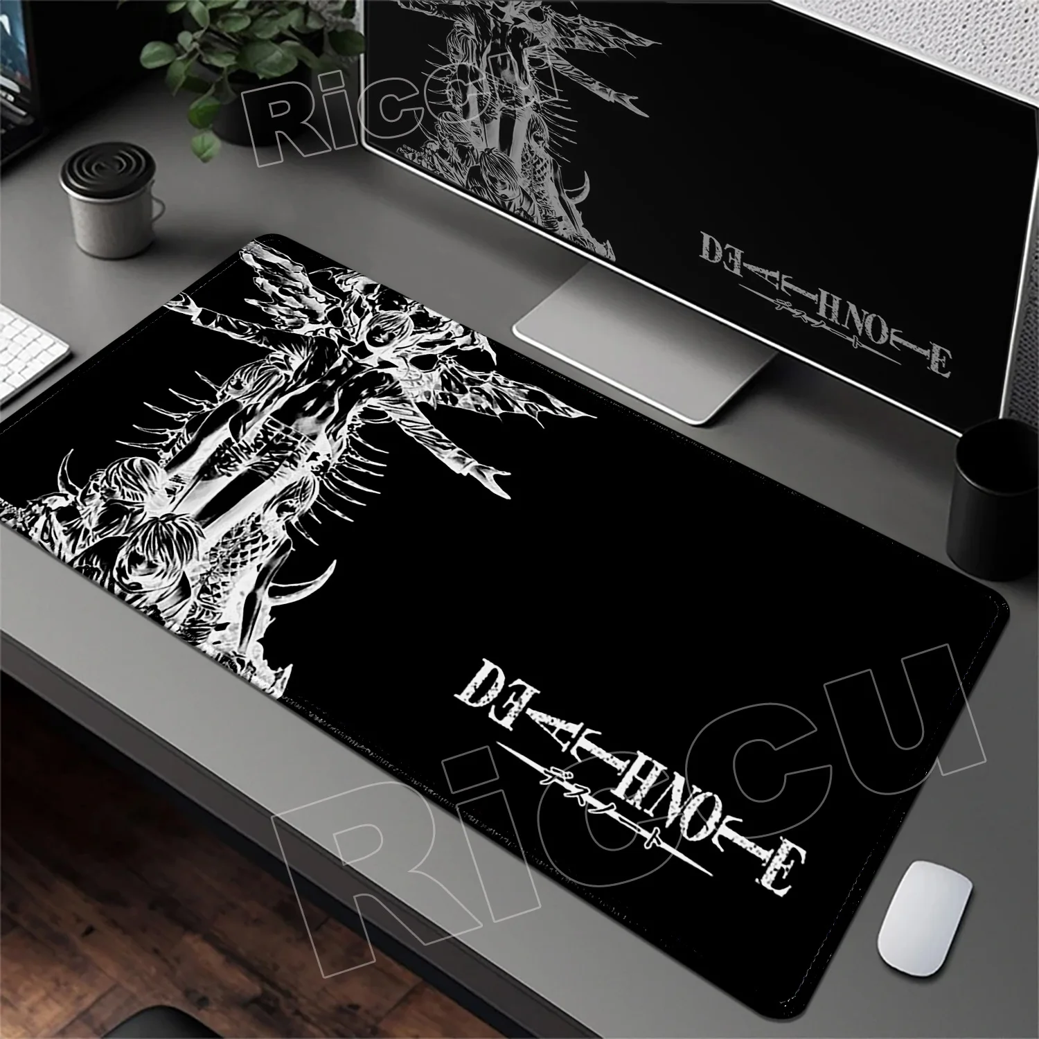 

Death Note Anime Mousepad HD Print Computer Non-slip Rubber Lock Edge Mouse Pad XXL 900x400 Keyboard PC Laptop Game Big Desk Mat