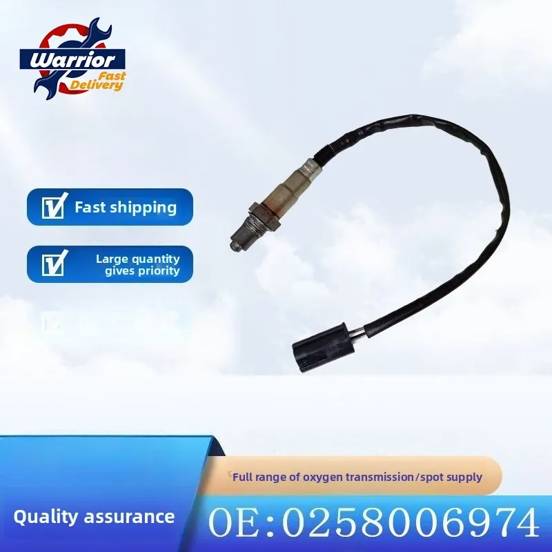 High Quality NEW 0258006974 Front & Rear Oxygen O2 Sensor for Great Wall Haval M4 Loncin VOGE 300 500 Chevrolet Spark