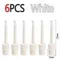 6pcs White