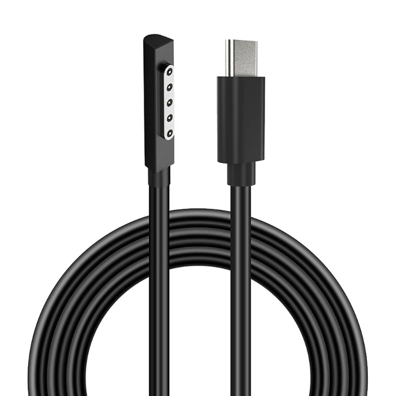 Conecte ao cabo de carregamento USB C, fios de energia, cabo de alimentação para Surface Pro 1, computador 2RT, 150cm