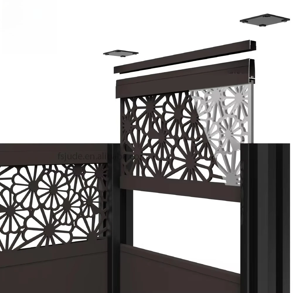 

Aluminium Hot Sale Decorative Garden Pool Horse Wood Panel Aluminum Fence