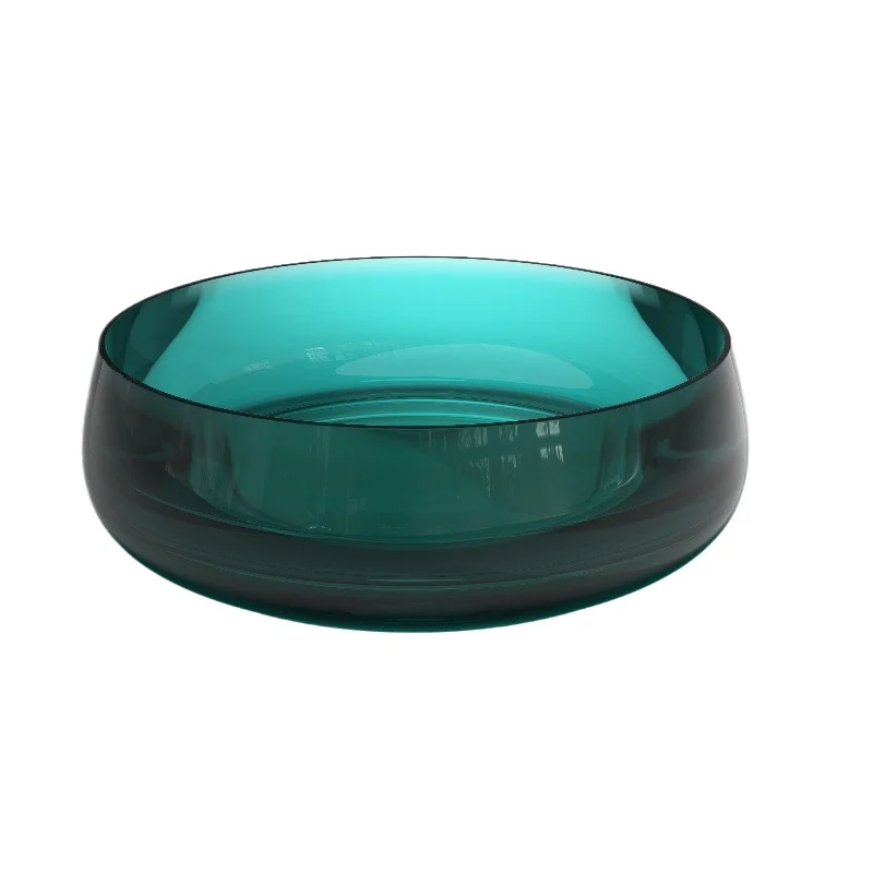 

Transparent resin washbasin basin on the table high sense Internet celebrity home hotel crystal art