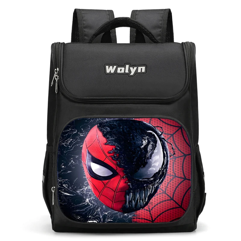 Large Child Superhero Venoms Backpack Boy Girls School Bag For Men Women Traveling Backpack Durable and Multi Compartmen