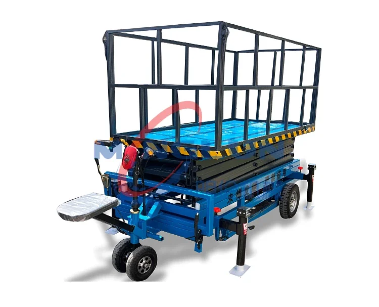 

Easy to operate flatbed lifting hydraulic trolley electric fence optional for multipurpose use