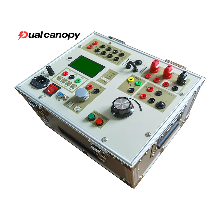 Dualcanopy Single Phase protection Relay test Set Mico protection Relay Tester Portable Electric protection Relay Tester Price