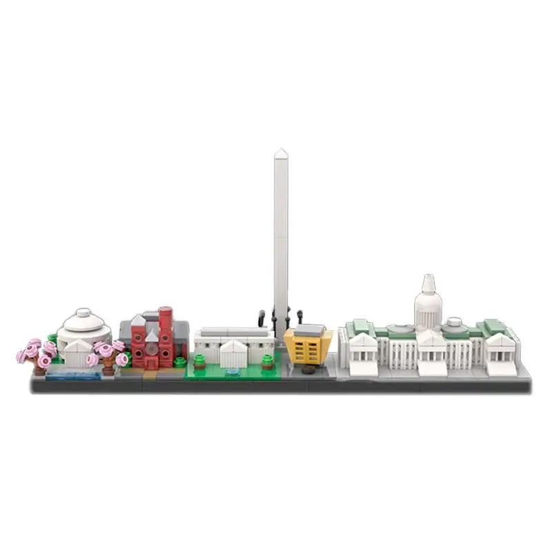 

New York City Skyline Mini Building Blocks Kits Urban Landmark Model Architecture DIY Popular Bricks Toy Children's Holiday Gift