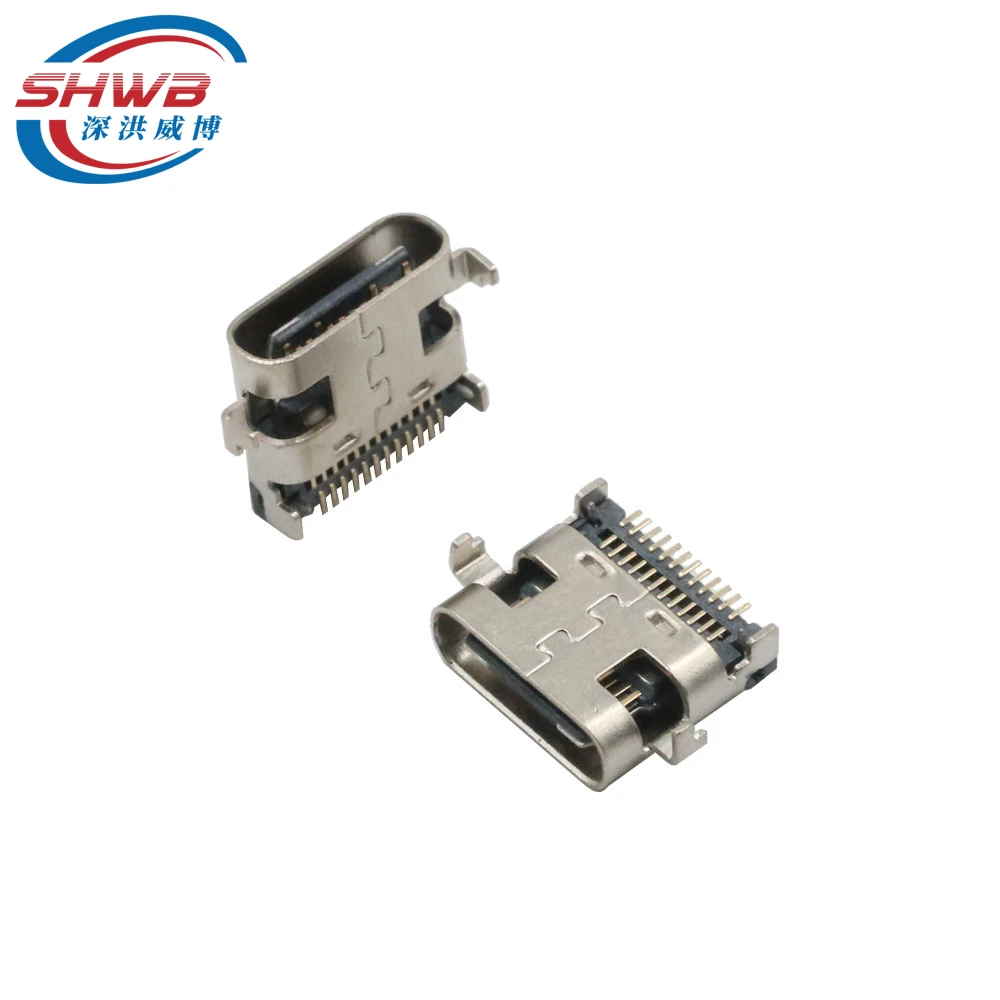 Conector tipo C USB 3,1, 2, 6, 14, 16 y 24 Pines, conector hembra SMD DIP para PCB, puerto de carga de alta corriente, transferencia de datos