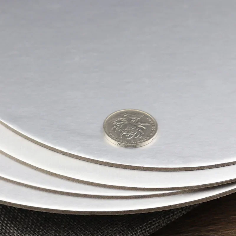 10Pcs Round Mousse Cake Boards Gold Silver Cardboard Cake Drums Disposable Cupcake Dessert Tray Card Gasket Cake Decorating Tool
